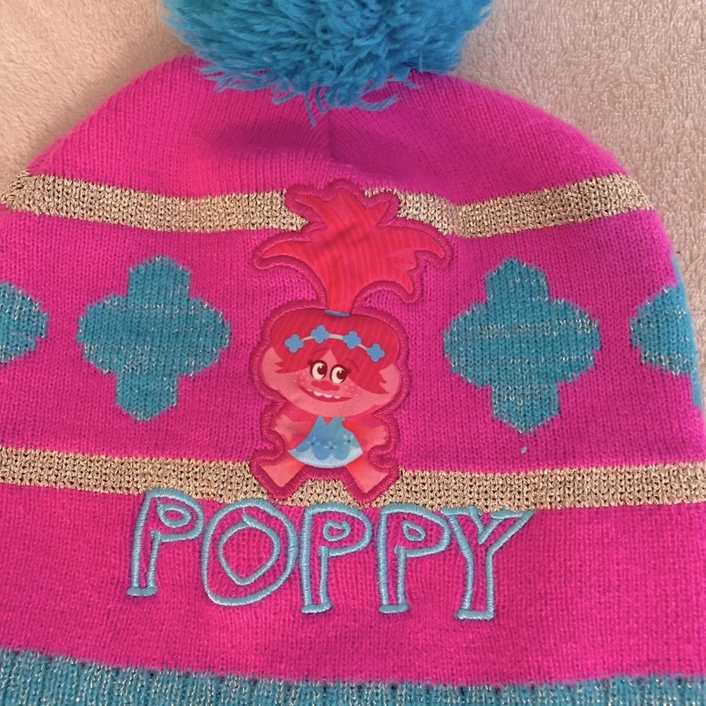 Dreamworks Trolls “Poppy” Pom Pom Hat (2T - 5T)